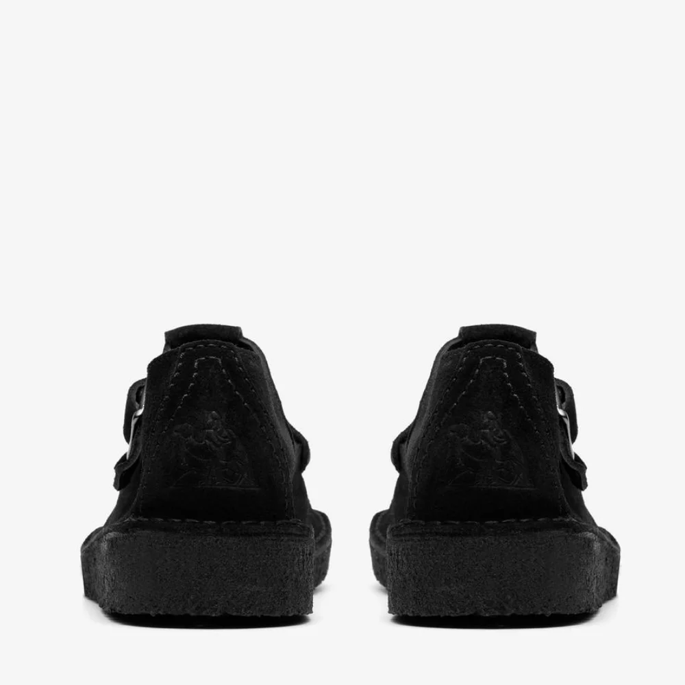 Clarks Originals Nomad T Bar Black Suede Size 8.5 - Picture 5 of 12